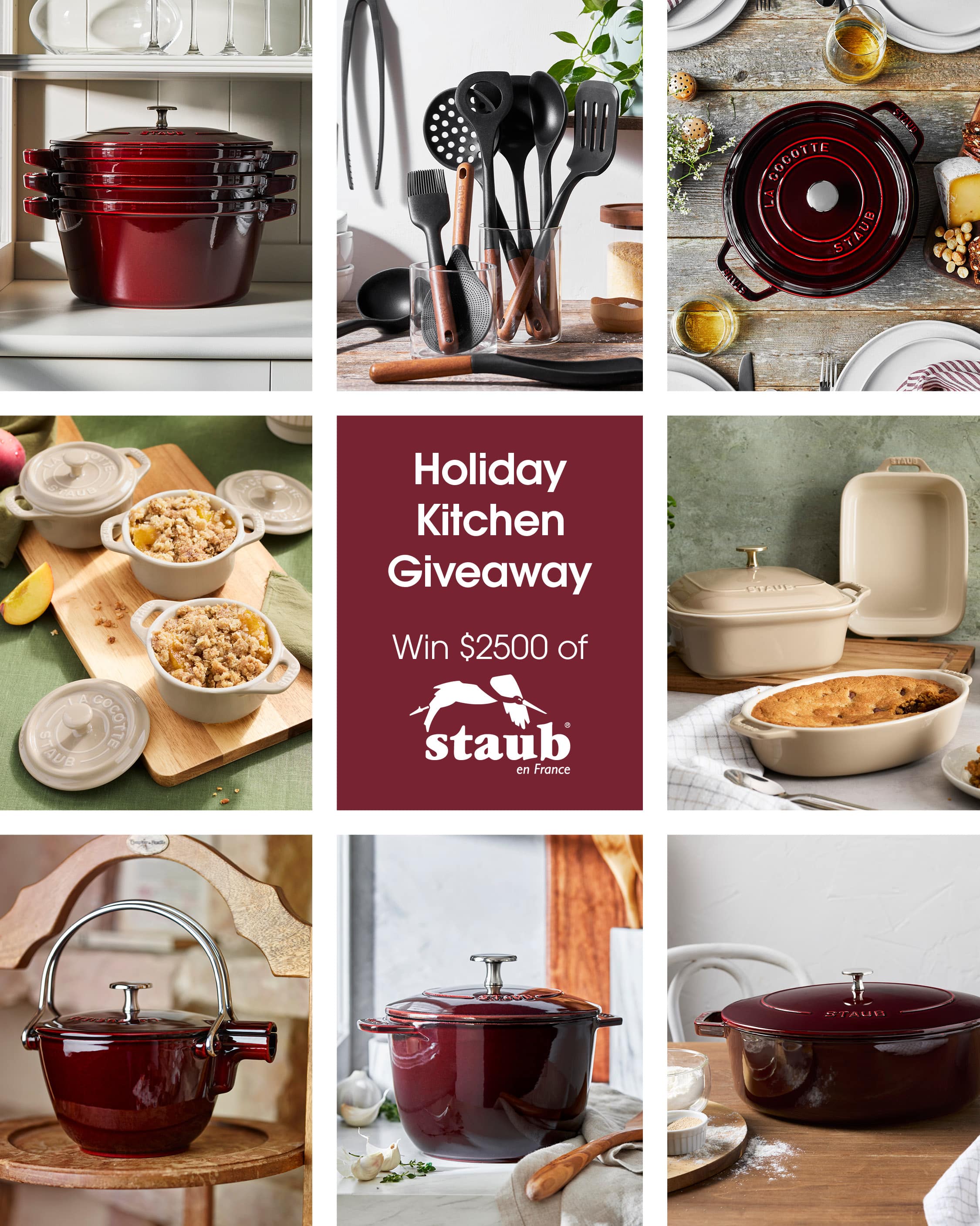 STAUB Holiday Kitchen Giveaway
