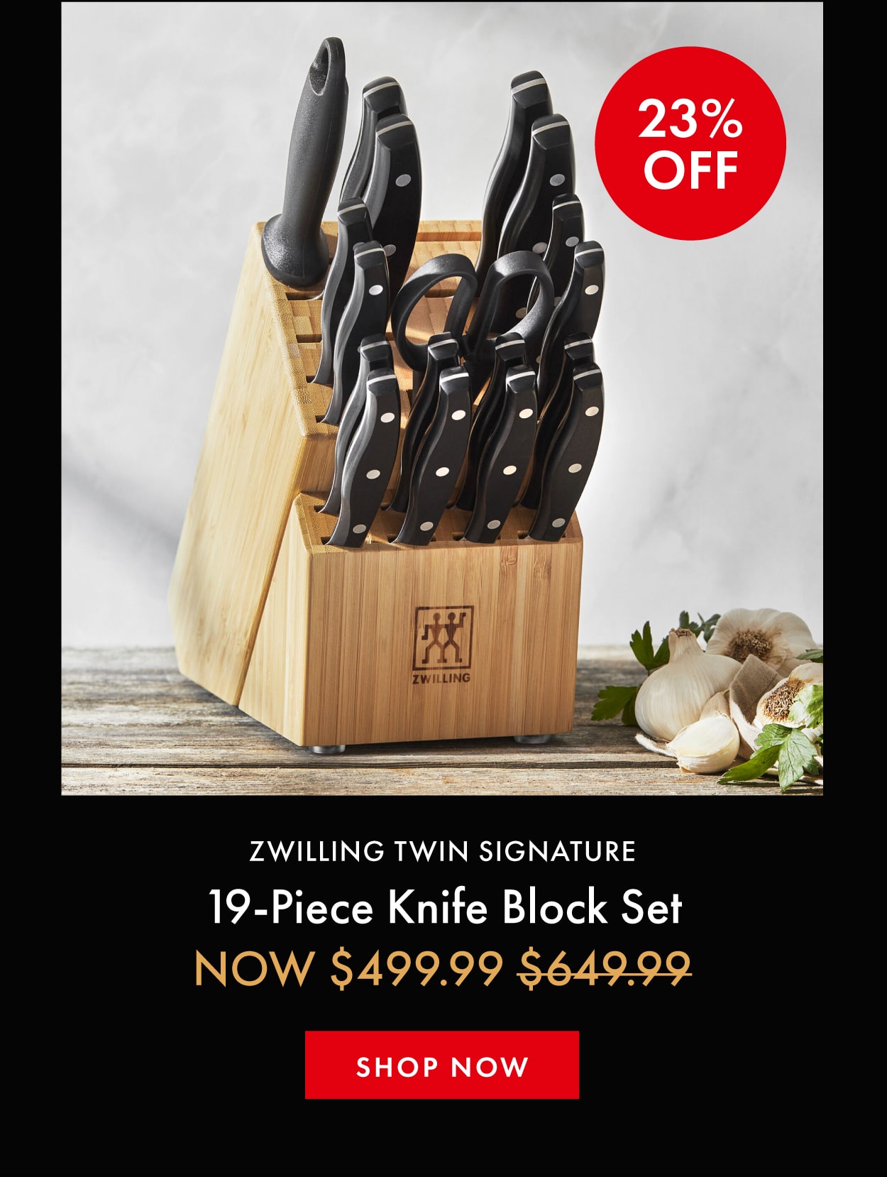 Twin Signature 19-Piece Knife Block Set