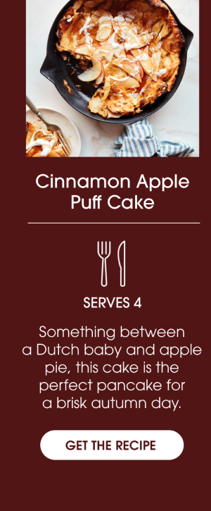 Recipe: Cinnamon Apple Puffed Pancake