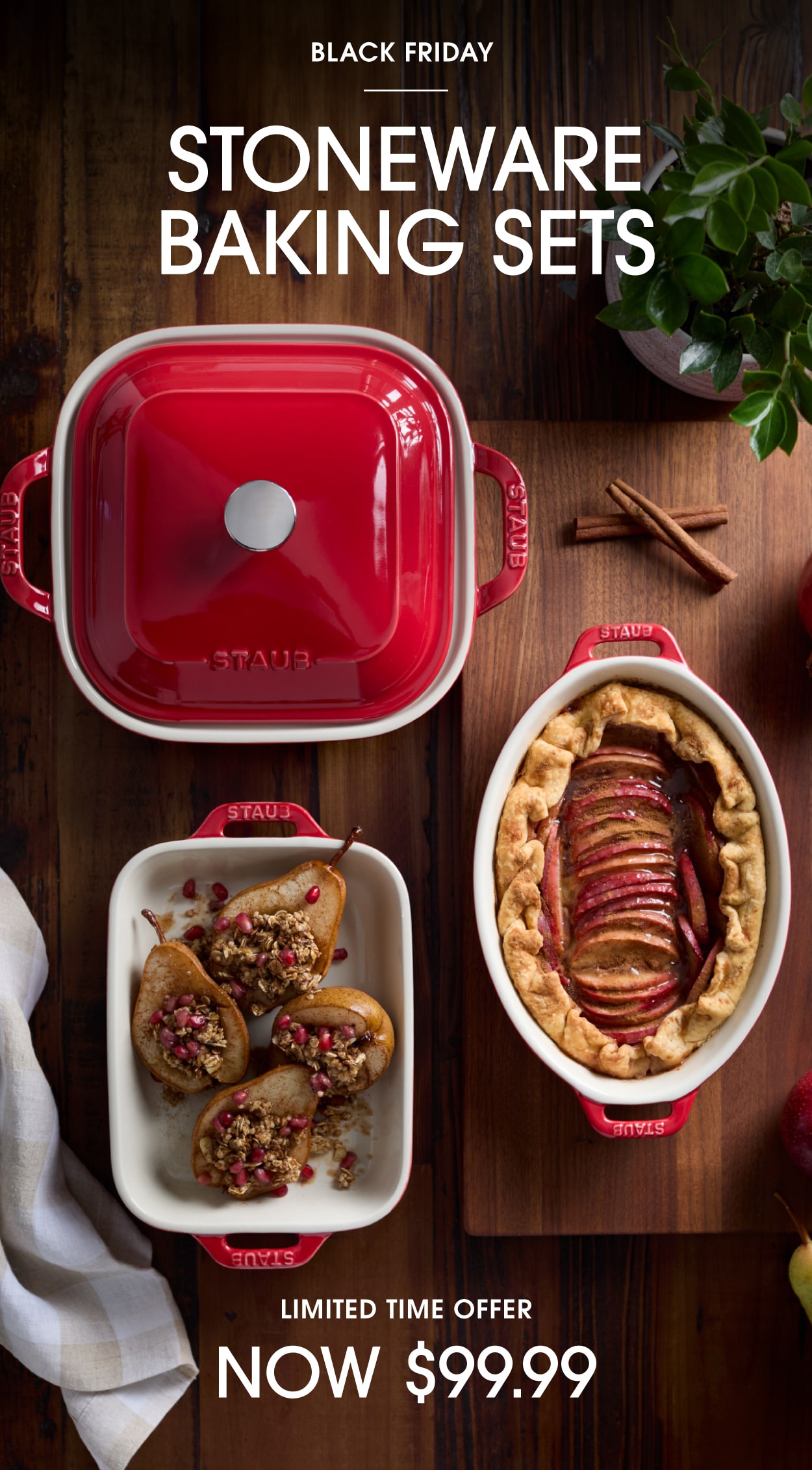 Stoneware Baking Sets $99.99