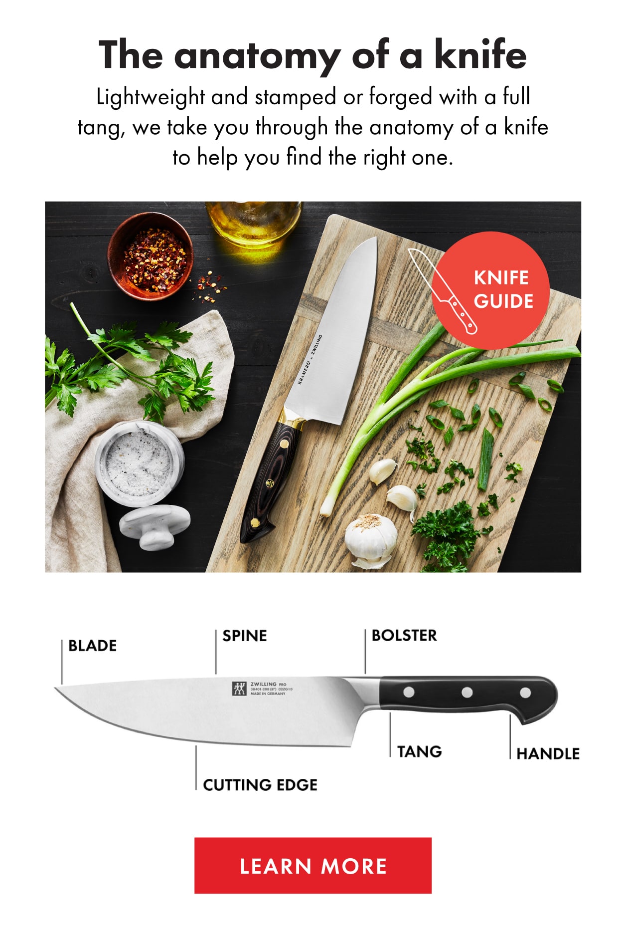 The anatomy of a knife
