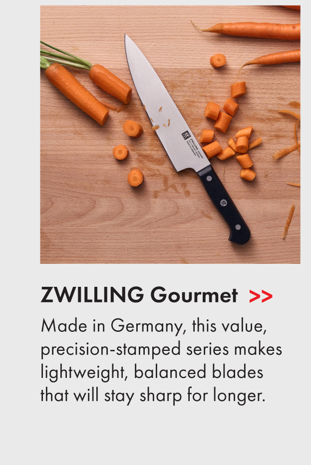 ZWILLING Gourmet, the perfect everyday knives.