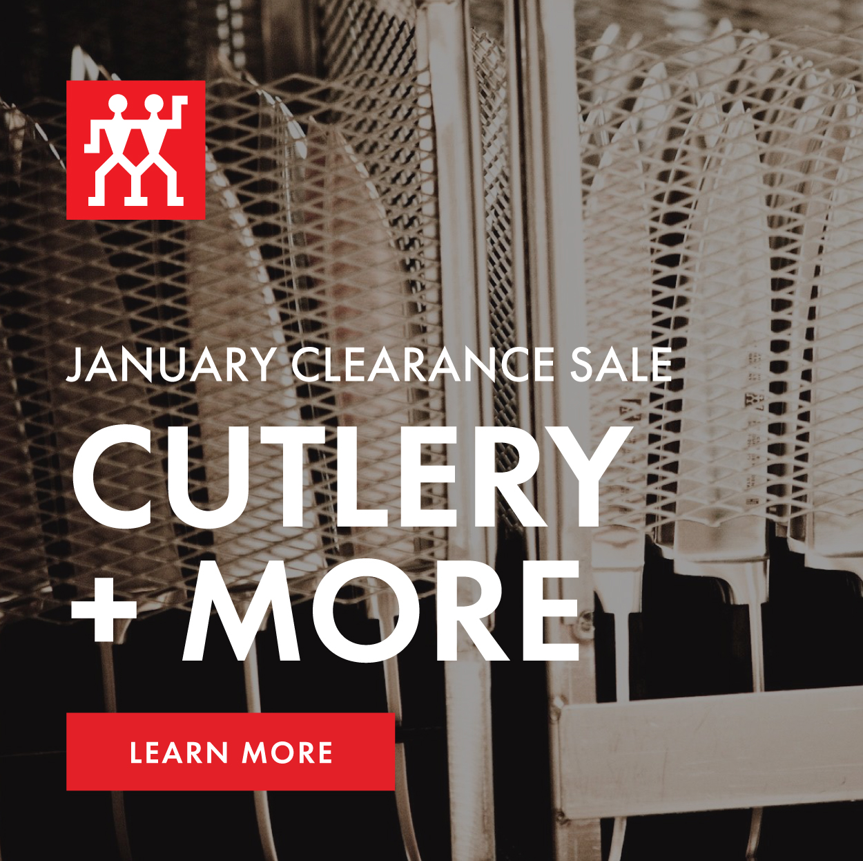 January Clearance Sale: Cutlery & more up to 65% off.
