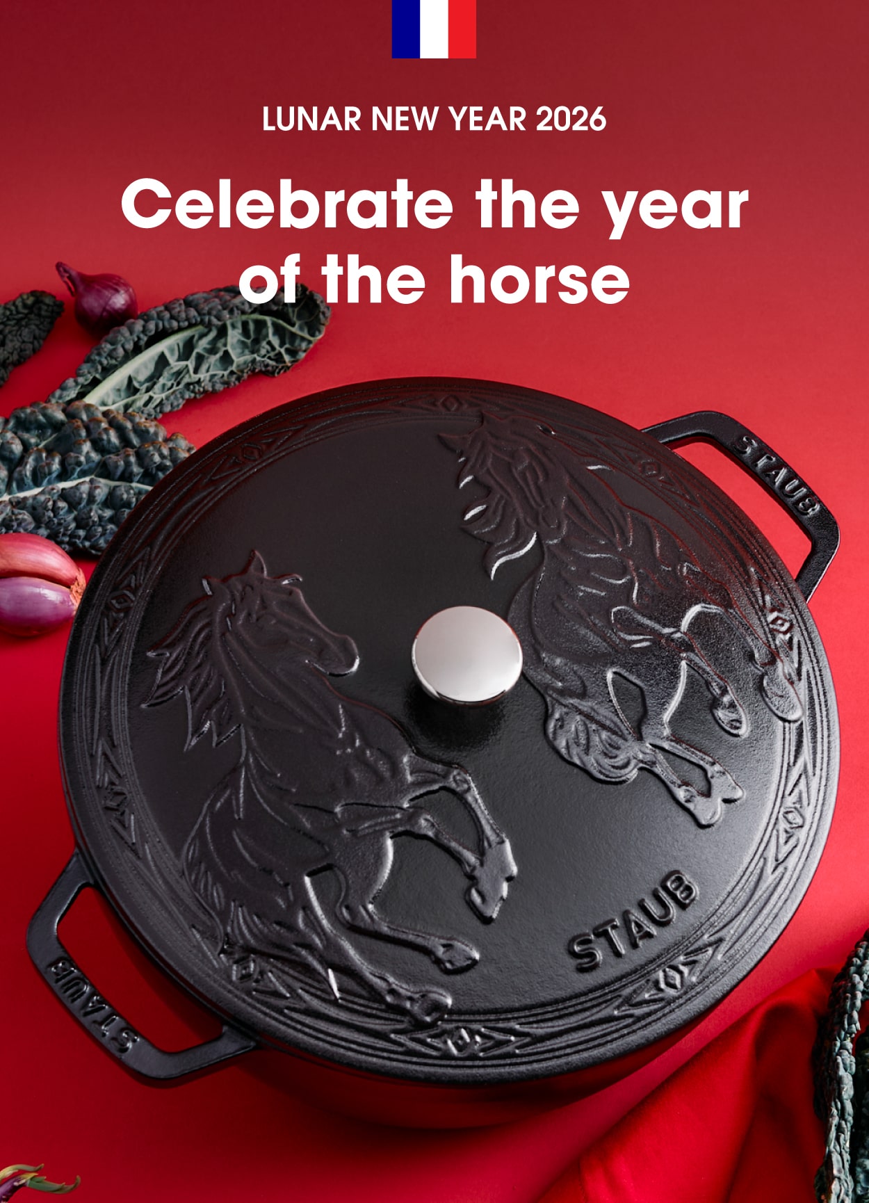 Celebrate the Lunar New Year with the Limited Edition Horse French Oven now in Black