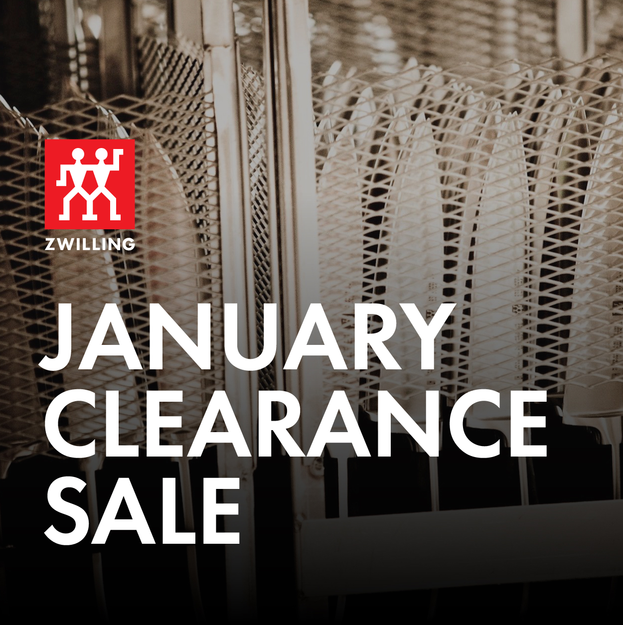 January Clearance Sale: Cutlery & more up to 65% off.