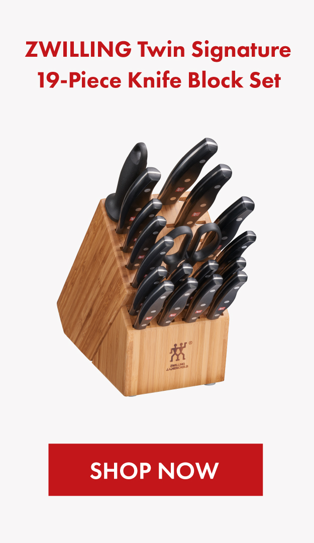 ZWILLING Twin Signature 19-Piece Knife Block Set