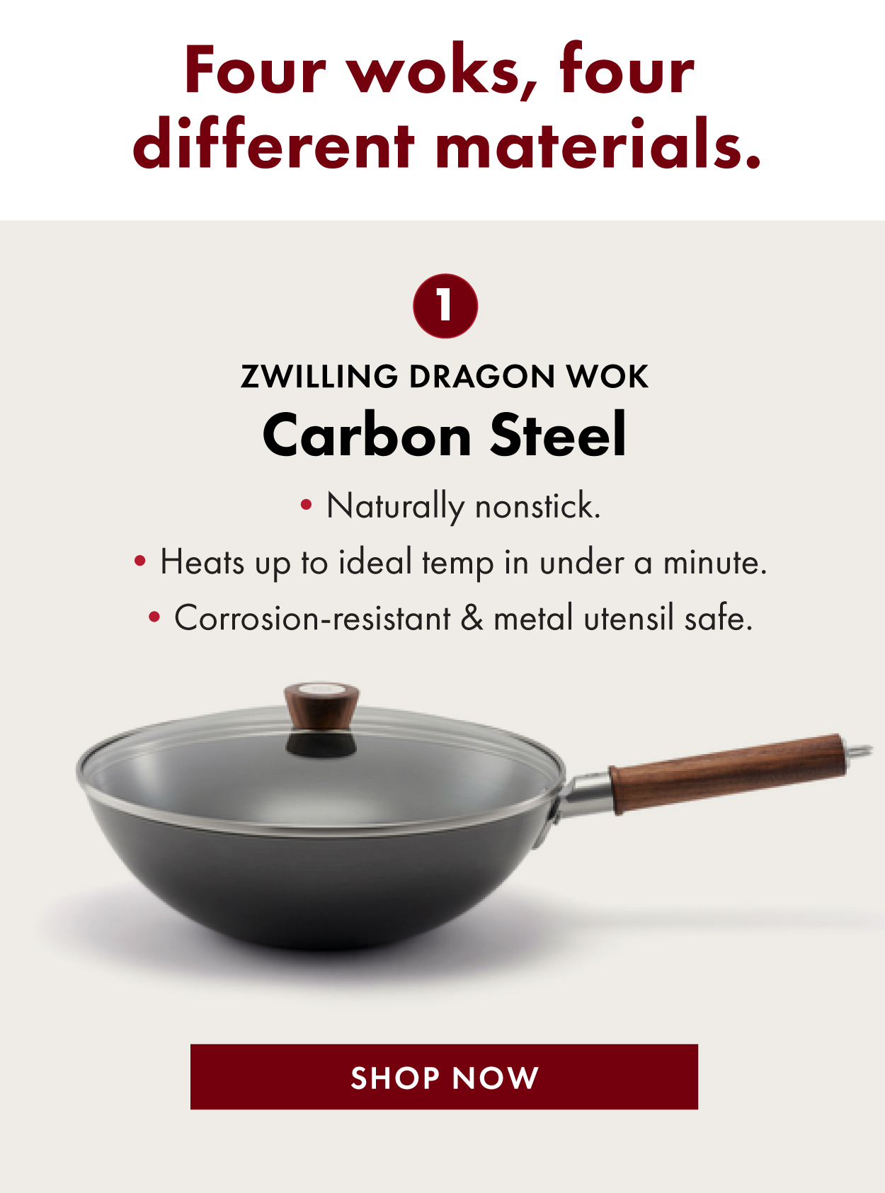 Carbon Steel: ZWILLING Dragon Wok