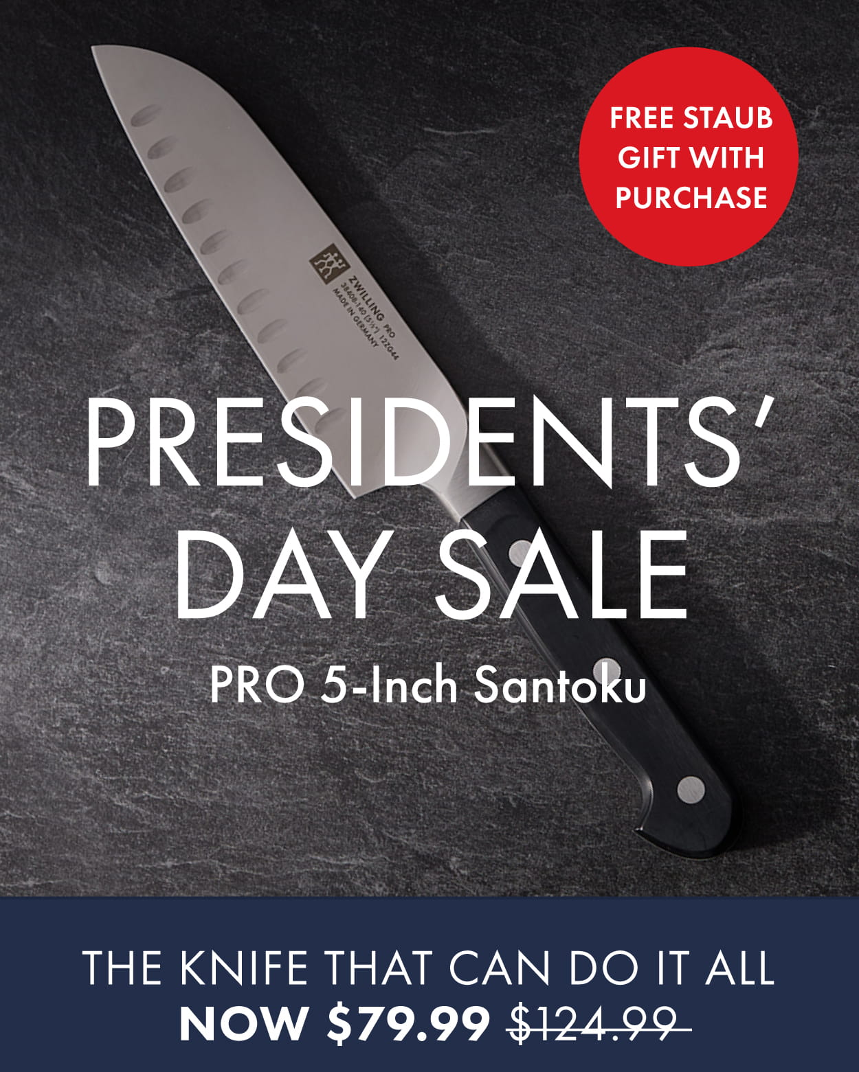 Presidents' Day Sale: FREE STAUB gift and up to 50% off*