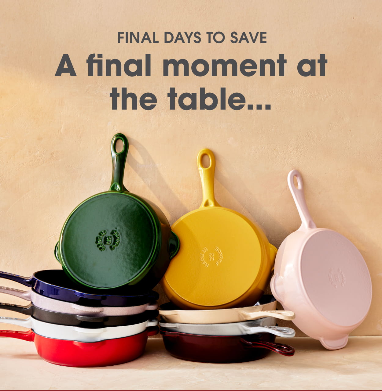 Final days to save on these STAUB piecies.