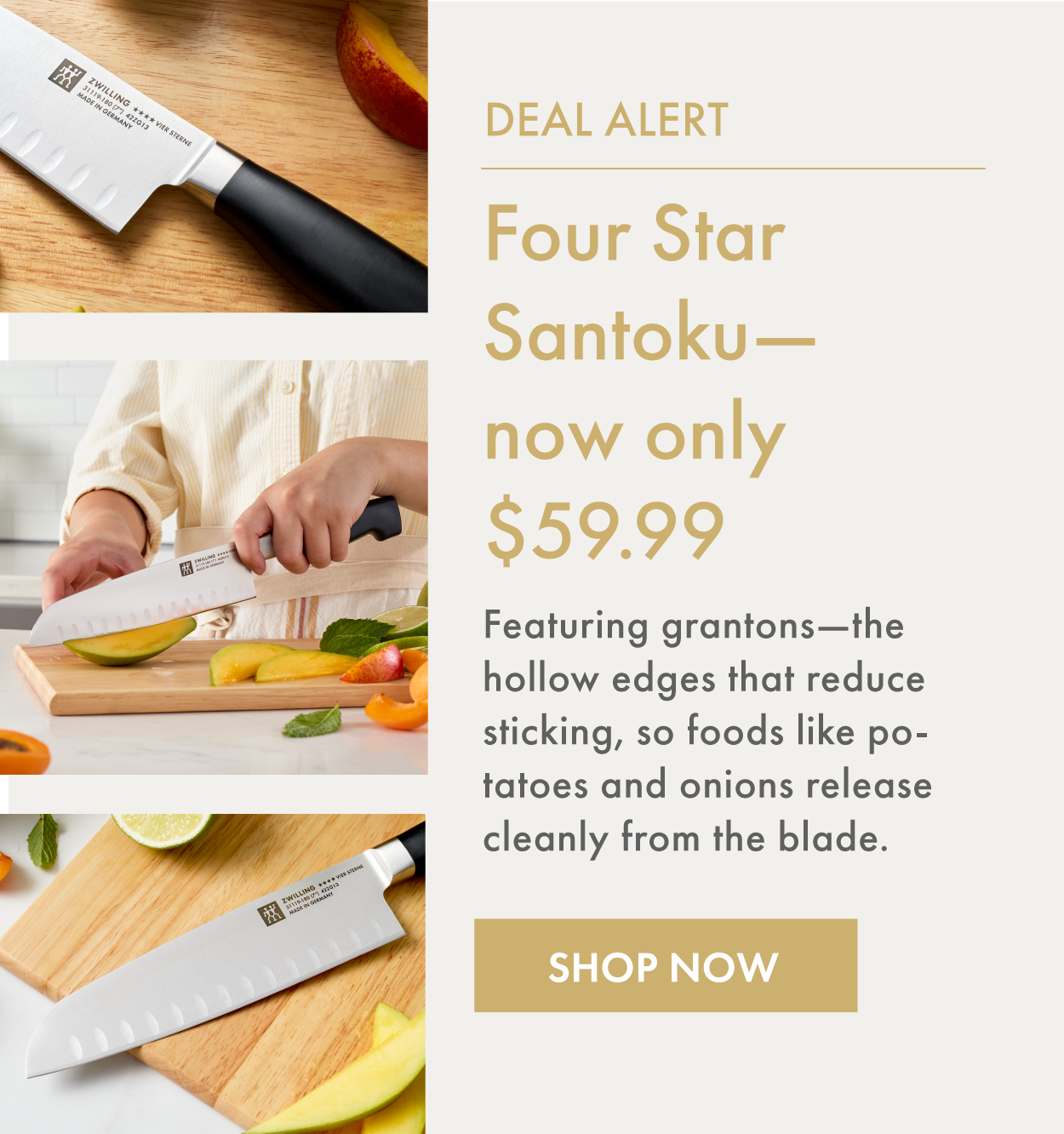 Deal Alert: Four Star 7-Inch Santoku Knife
