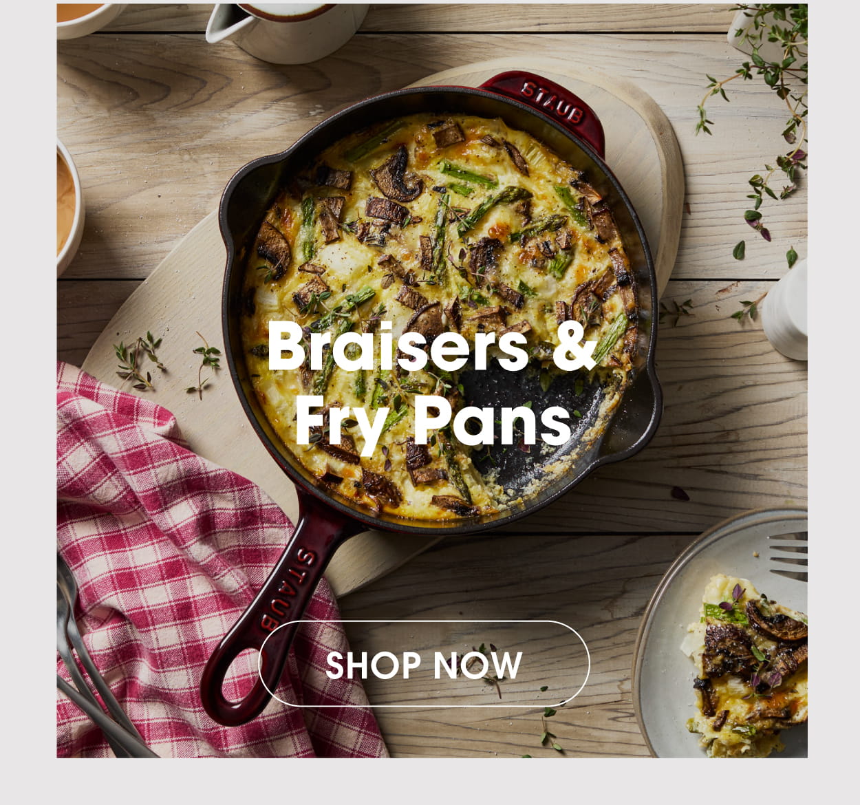 Shop Braisers and Fry Pans Now
