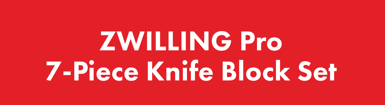 ZWILLING Pro 7-Piece Knife Block Set