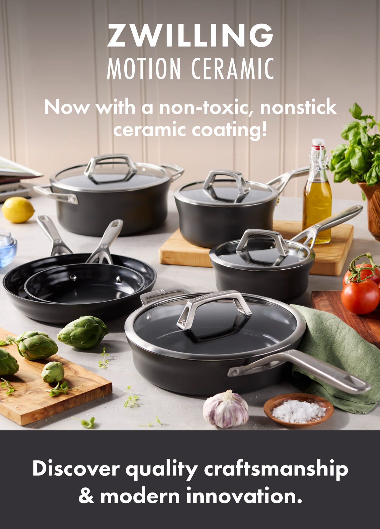 Kitchen Refresh—Motion Ceramic Nonstick Cookware