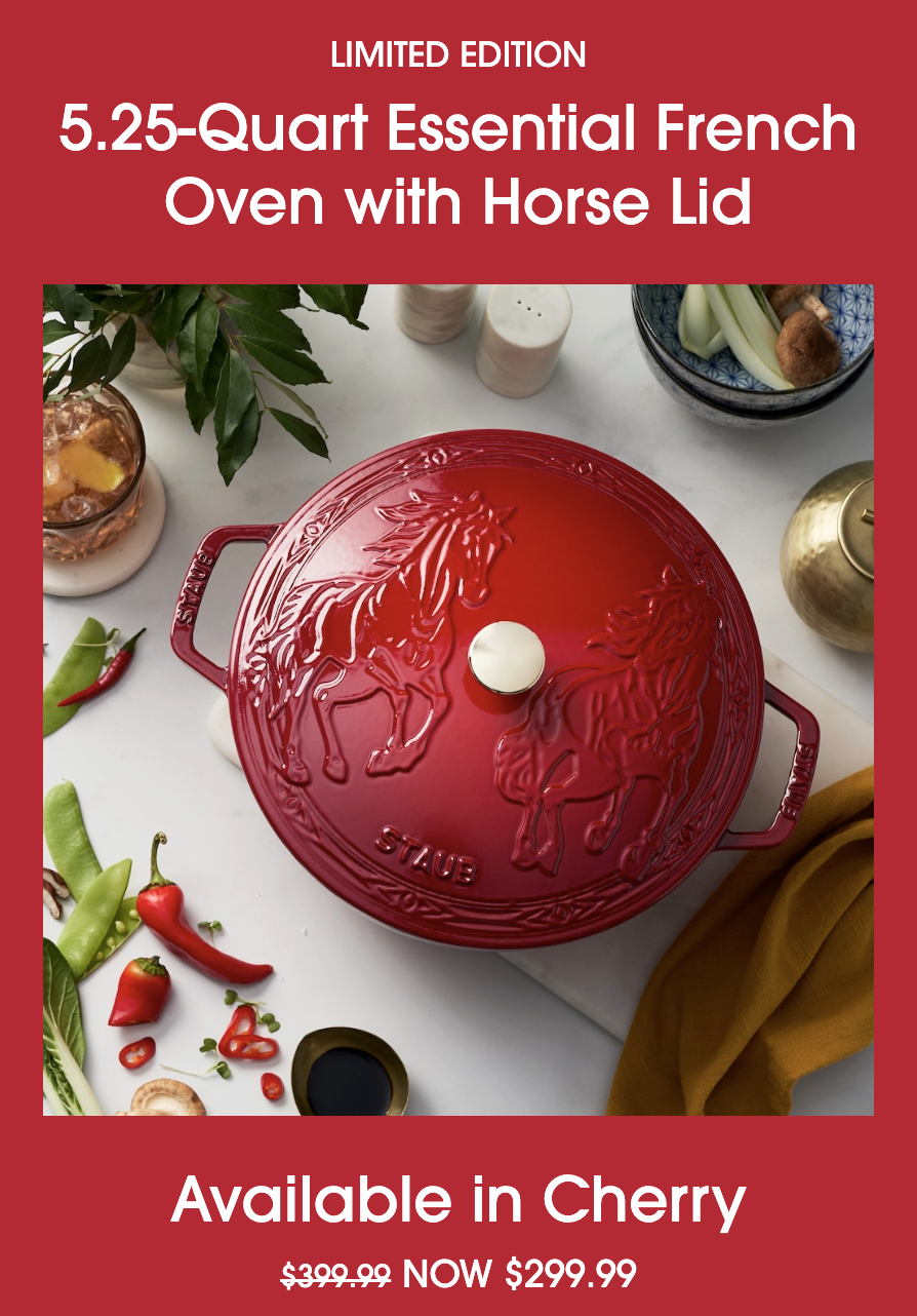 Celebrate the Lunar New Year with the Limited Edition Horse French Oven