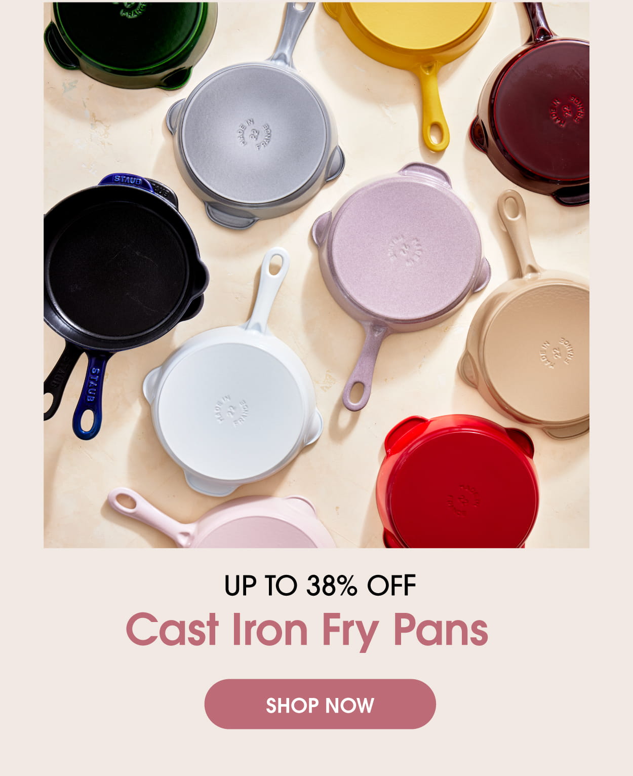 Up to 38% Off Cast Iron Fry Pans