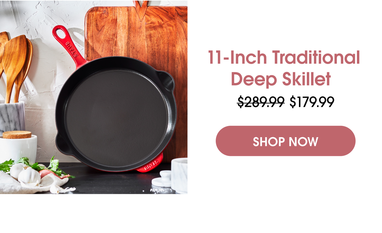 The STAUB Traditional Deep Skillet Now $179.99