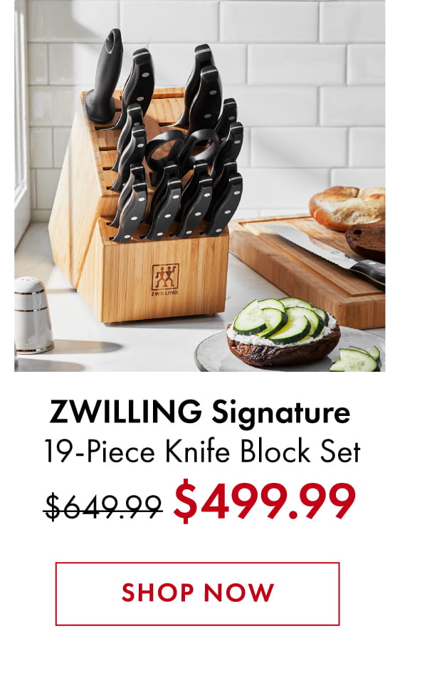 ZWILLING Signature 19-Piece Knife Block Set