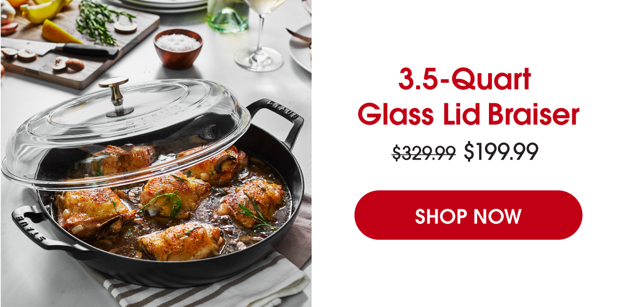 3.5-Quart Glass Lid Braiser Now 39% Off