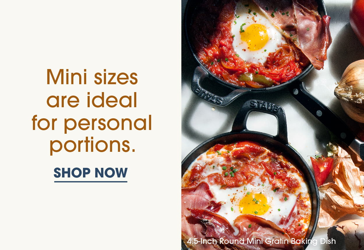 4.5-Inch Round Mini Gratin Baking Dish